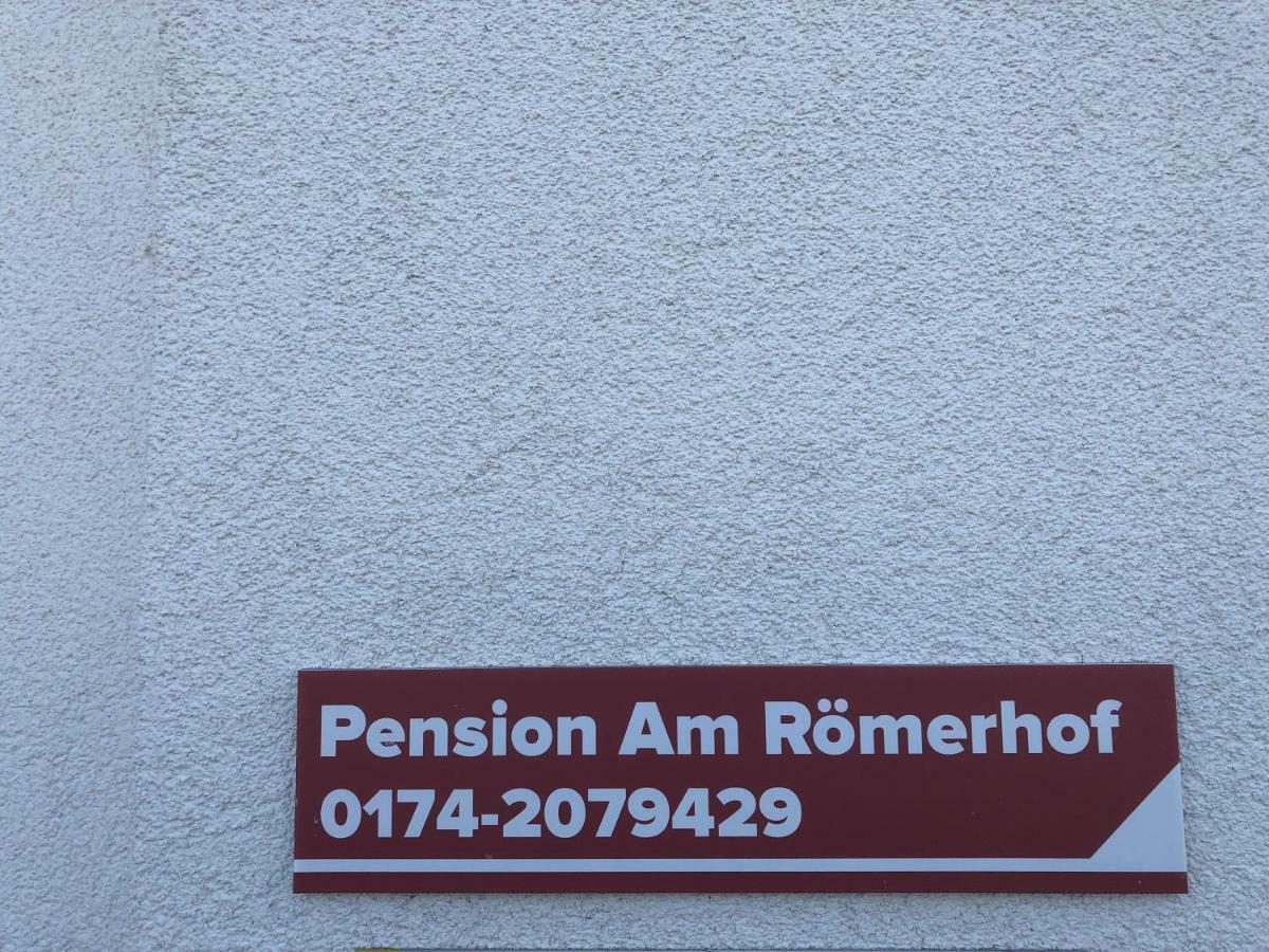Pension Am Roemerhof Münzenberg Kültér fotó